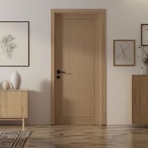 Porta Interna Moderna per Villa, Accessori Personalizzati, Porta in Legno Massello con Isolamento Acustico e Riduzione del Rumore, Fornitore - Product Image 2