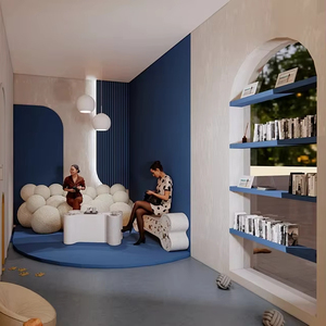 Exhibición de Alta Gama para Peluquería Canina, Diseño Moderno de Salón de Belleza para Mascotas, Diseño Completo de Muebles para Tienda, desde la Producción Hasta la Venta - Product Image 1