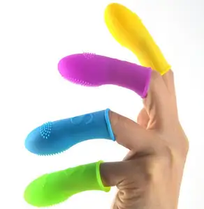 Silicone Adultes G-Spot Doigt Protecteur Manches Couverture Corps Sex Toy