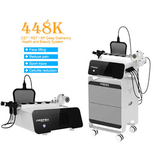 448kHz CET RET tecar trị liệu vật lý trị liệu đơn cực <span class=keywords><strong>RF</strong></span> diathermyy sâu vật lý trị liệu nhiệt máy - Product Image 1