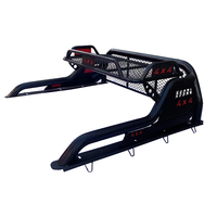 Arceau de sécurité sport noir en acier pour pick-up avec panier de chargement, accessoires universels pour pick-up, installation facile sans perçage, avec couvre-benne.