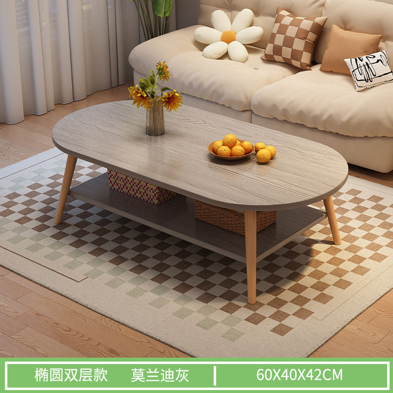 วงรี (สองชั้น) สีเทา - 60X40X42 ซม.