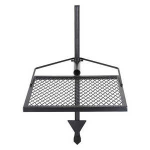 Grilles de gril en acier robustes à feu ouvert supports de <span class=keywords><strong>cheminée</strong></span> de camp portables en plein air <span class=keywords><strong>pour</strong></span> camping barbecue en plein air - Product Image 5