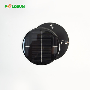Monokristallijne PERC zonnecellen op maat gemaakte ronde diameter 45mm/68mm/99mm epoxyhars druppels 23% efficiëntie zonne-minipaneel - Product Image 4