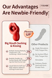 S-hadne 3-in-1 tongvibrator, mondvibrator, zuigstimulator, seksspeeltje voor volwassen vrouwen, vrouwenvibrator, seksspeeltje voor vrouwen - Product Image 4