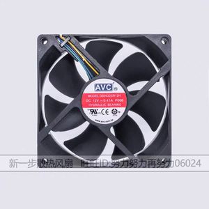 AvC 90 มม.พัดลม 90x90x25 มม.12V 4 สาย PWM แบริ่งไฮดรอลิกพัดลมระบายความร้อนคอมพิวเตอร์รุ่น Ds09225R12H - Product Image 1