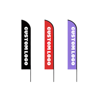 Bannière publicitaire verticale rectangulaire personnalisée, drapeaux de festival, drapeaux de plage, support de poteau, drapeaux Nobori personnalisés pour événements et expositions