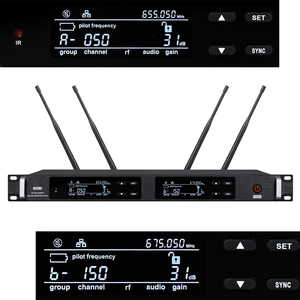 Sistema de Micrófono Inalámbrico UHF de 2 Canales ULXD24, Transmisor de Mano ULXD4 <span class=keywords><strong>Master</strong></span> SKM9000, 4 Antenas, Verdadera Diversidad - Product Image 3