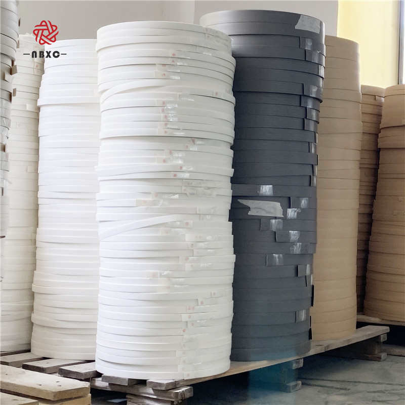 Fabrikant Hoogglans Houten Graan Pvc Rand Strip Tapacanto Pvc Witte Rand Banding Tape