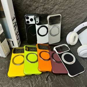 Pour 17 Pro Max, support invisible sans bordure, aspiration magnétique, matériau PC, étui de protection anti-chute - Product Image 1