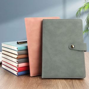 Wholesale Custom <b>A5</b> Leather Hardcover Organizer/<b>Planner</b> Notebook 100 Sheets Thermal Binding Business Promotional Gift Zhejiang - Product Image 3