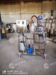 bibo 50L SUS316L Stainless Steel Double Mixing <b>Vacuum</b> <b>Pump</b> Heating Food Grade Ti Coating Motor Chemical Engine - Product Image 4