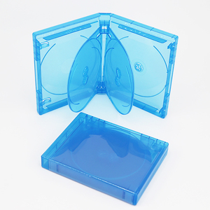 Boîtes de rangement pour CD/DVD Blu-Ray SUNSHING écologiques en PP de 14 mm, fines, double disque, super transparentes, en plastique, pour jeux - Product Image 5