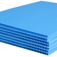 Feuille de Coroplast vierge 2mm 1220x2440 Feuille de polypropylène Coroplast 4x8 Feuille de Corex en plastique ondulé