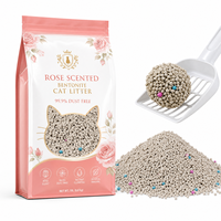 Litière pour chat en sable de bentonite de sodium écologique de qualité supérieure, forme de boule, sans poussière, hautement absorbante, agglomération rapide, contrôle des odeurs, 8 kg, OEM