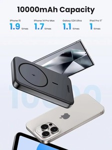 UGREEN 10000mAh carga rápida LED pantalla Digital banco de energía móvil batería de polímero de litio de alta capacidad interfaz de entrada USB 20W - Product Image 5