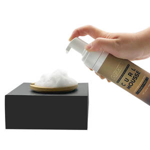 Più basso moq private label capelli della gomma piuma <span class=keywords><strong>mousse</strong></span> forte presa di lunga durata capelli ricci crea il tuo forte tenere i capelli <span class=keywords><strong>mousse</strong></span> di marca - Product Image 1