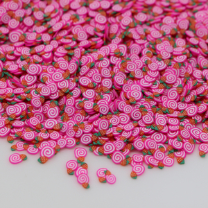 Dekorasi Kuku 3D dari Tanah Liat Polimer 5mm Grosir, Campuran Bunga dan Irisan Buah untuk DIY Seni Kuku dan Pengisi Slime - Product Image 5