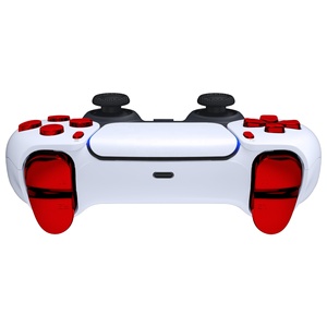 DIY D-pad R1 L1 R2 L2 Triggers Share Options Face <strong>Buttons</strong> Chrome Red <strong>Custom</strong> Full Set <strong>Buttons</strong> for <strong>PS5</strong> <strong>Controller</strong> BDM-030/040/050 - Product Image 4
