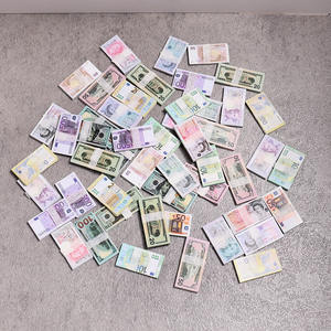 Mini billets de banque factices réalistes en papier (Dollar, <span class=keywords><strong>Euro</strong></span>, Livre) pour fêtes et films - Product Image 3