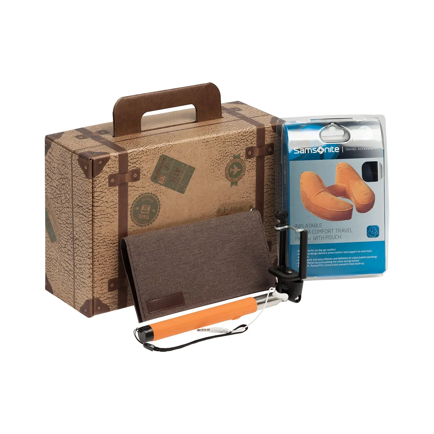 Boîte d'emballage en papier ondulé personnalisé au Design valise, coffret de livraison avec décor personnalisé, pour abonnement en cadeau mmelto, pièces