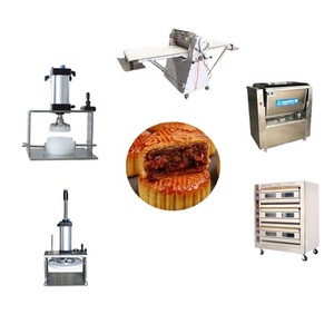 Tự Động Báo Chí Pizza Mooncake Thiết Bị Maamoul Làm Dây Chuyền Sản Xuất Mô Hình Lớn Thịt Lợn Pie Moon Cake Máy - Product Image 6