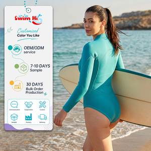 <span class=keywords><strong>Combinaison</strong></span> <span class=keywords><strong>de</strong></span> plongée en néoprène OEM pour femmes, 5 couleurs, style fermeture éclair sur la poitrine, <span class=keywords><strong>combinaison</strong></span> <span class=keywords><strong>de</strong></span> plongée imperméable une pièce pour adultes, service entièrement personnalisé - Product Image 1