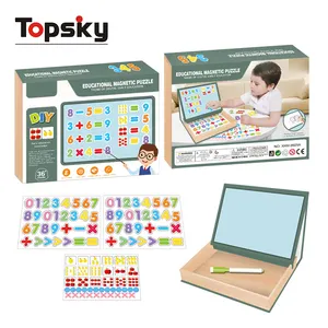 Funny Kids Puzzles For Children Theme Multi Functional Magnetic Puzzles Drawing Board Educational Toys For Kids Learning