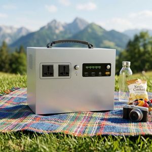 Générateur solaire portable 1200W, double sortie AC, 2 USB, 12V, solaire photovoltaïque, camping, extérieur, urgence - Product Image 2