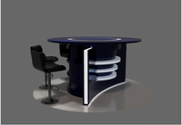 Mesa de Trabajo Móvil con Anclaje, Mesa de Transmisión en Vivo para Celebridades de Internet, Mesa de Exhibición, Escritorios de Oficina, Mesa de Noticias para Estaciones de TV
