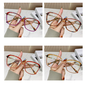MKH302 Lunettes à monture optique pour <span class=keywords><strong>femme</strong></span> Nouveau carré Mode Photochromique Anti-lumière bleue Lunettes solides pour tous les visages - Product Image 5