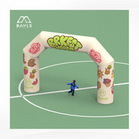 Impression de logo personnalisée, arche gonflable étanche résistante au soleil/au vent, grande et hermétique, pour les sports de plein air et la publicité de course