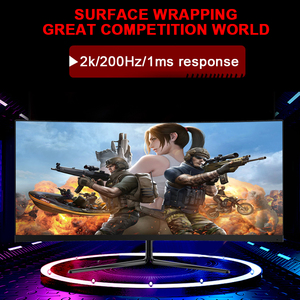 30 inch cong màn hình rộng màn hình 2560*1080 2K 200Hz 1ms độ nét cao không khung LED LCD chơi game màn hình - Product Image 6
