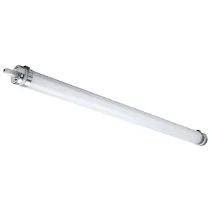 Tubo redondo listado TUV IP69K de 1200mm 4W, luminária LED tri-proof luz LED tubo de luz fluorescente IP69K SMD2835