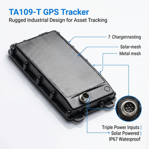 4G Solar Realtime Tracking Magnetic Anti-theft GPS tracker for Trailers-Portable Roof Mount Automotive 1 Year Warranty - Product Image 1