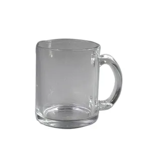 SIXFAR transparent 11oz glass coffee mug