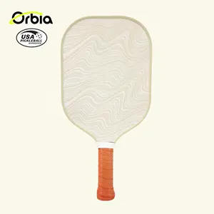 Orbia Sport individuelles Logo usapa-zugelassen kohlefaser tiefgeformter Pickleball Paddel-Schläger-Set Fiberglas Graphit-Paddel