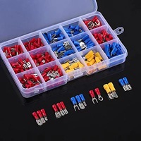 ASHAN 280-teiliges/Box Vorgeisoliertes Klemmenset RV SV FDD MDD Kombinations-Crimpisolierklemmen-Kit