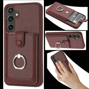 Sang trọng lật Wallet TPU Leather trường hợp điện thoại Đối với Samsung A17/A07/s25edge/s25fe/S25 siêu chủ thẻ túi di động cho - Product Image 3
