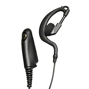 Professional Security Earpiece Headset for Motorola GP Series Two Way Radio with Shoulder Strap Black CE Certified - Product Image 3