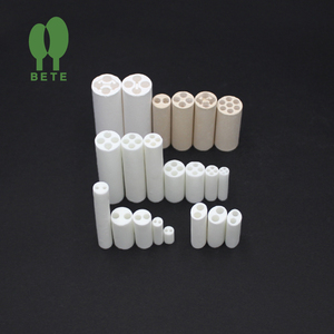 Kunden spezifisches hochwertiges Mehrloch-Isolier keramik rohr MgO <span class=keywords><strong>Magnesia</strong></span>-Oxid-Keramik/Hochfrequenz-Isolier keramik rohr - Product Image 2