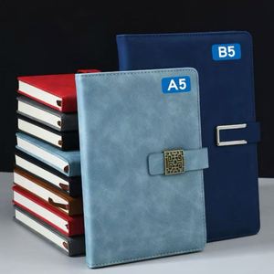 สมุดโน้ต A5 ปกหนัง PU เย็บด้าย ของขวัญส่งเสริมการขาย ปรับแต่งได้ ขายดี ของขวัญโปรโมชั่นสำหรับโรงเรียน/ไดอารี่ - Product Image 3