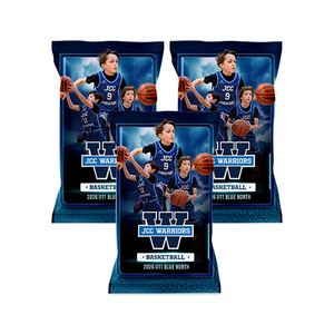 Op maat gemaakte bedrukte folie gemetalliseerde gelamineerde achteraf verzegelde sachet zakjes met heat seal mylar zakken voor game card sleeves verpakkingen - Product Image 1