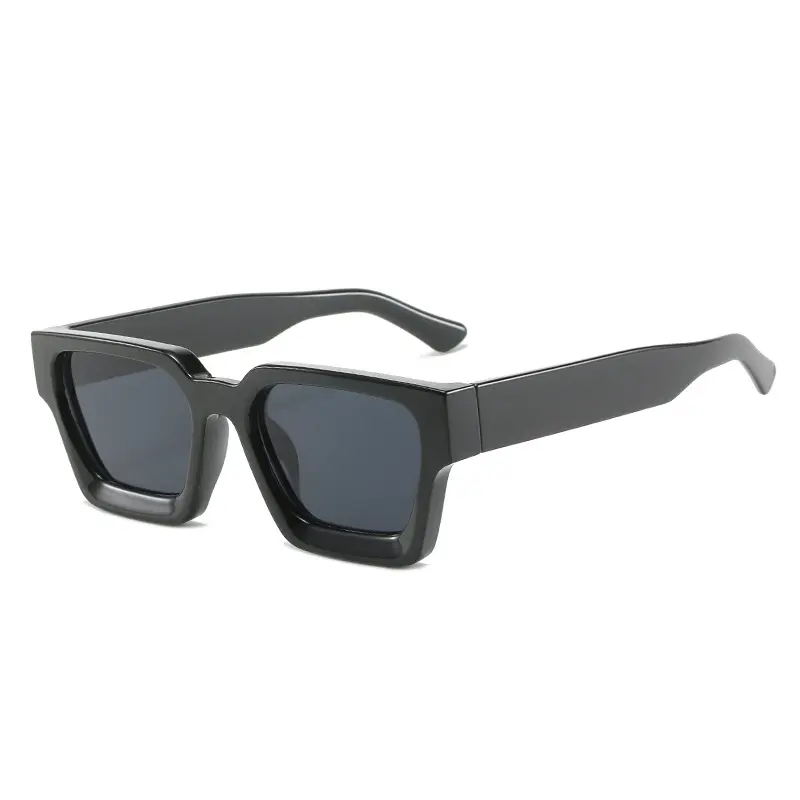 High quality fashion men custom logo sun glasses vintage women square sunglasses 2022