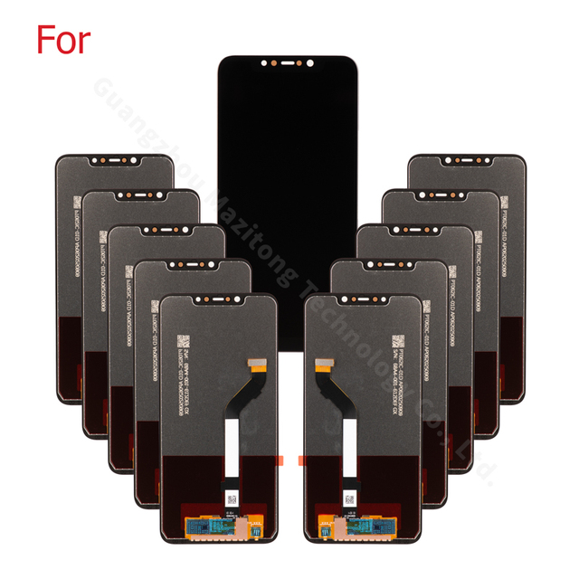 LCD Screen for Poco-F1 Cellphone 6.8" FHD QGD Display with Sapphire Hardness 1 Year Warranty OEM Packaging