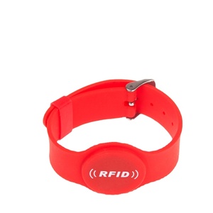 13.56MHz EM4200 F08 NFC พวงกุญแจซิลิโคนควบคุมคีย์ข้อมือกำหนดเองได้อ่านเขียนซ้ำกันน้ำ - Product Image 4