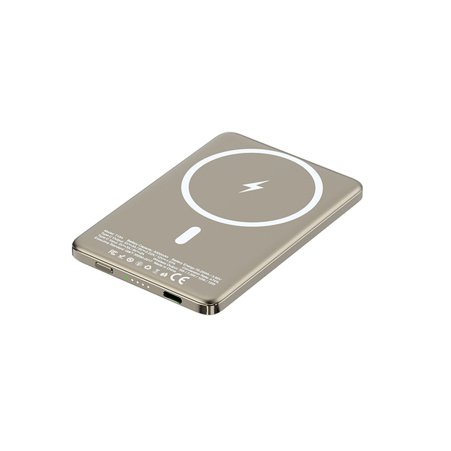 Wholesale Custom Logo 5000mAh Magnetic Wireless Power Bank Slim Design Fast Charging Pd20W Type-C Mini Power Banks