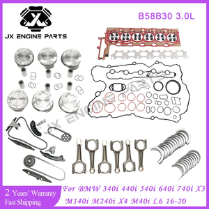 B58B30 Motorrevisieset Distributieketting Kit Zuiger Drijfstanglager Pakking voor BMW 3.0 3.0L 340i 440i 540i 640i 740i X3 X4 M240i B58 - Product Image 2