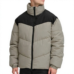 Custom Manufacturer Polyester Nylon Water-resistance Light <b>Weight</b> Men Puffer Jacket is now available for sale - Product Image 3