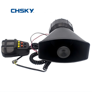 Sirène à 7 tons CHSKY pour moto et voiture 12V avec système de sonorisation et alarme, haut-parleur bidirectionnel en plastique ABS - Product Image 2